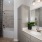 Bathroom with Curved Shower Rod